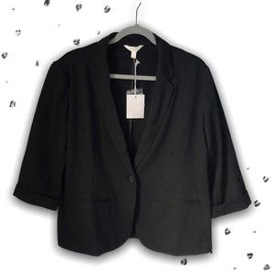 LC Lauren Conrad Fitted Blazer Black XL